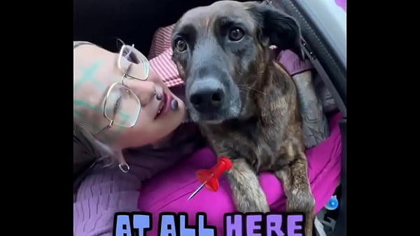 In LOVE with Kora – best sleepover ever <3-#dog #sleepover #facetattoo #eyetattoo #eyeballtattoo